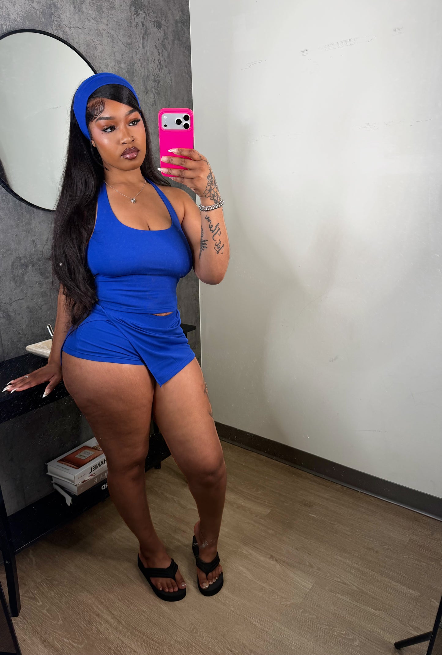 mini skort set
