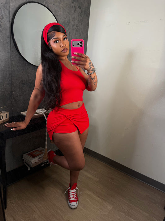 mini skort set