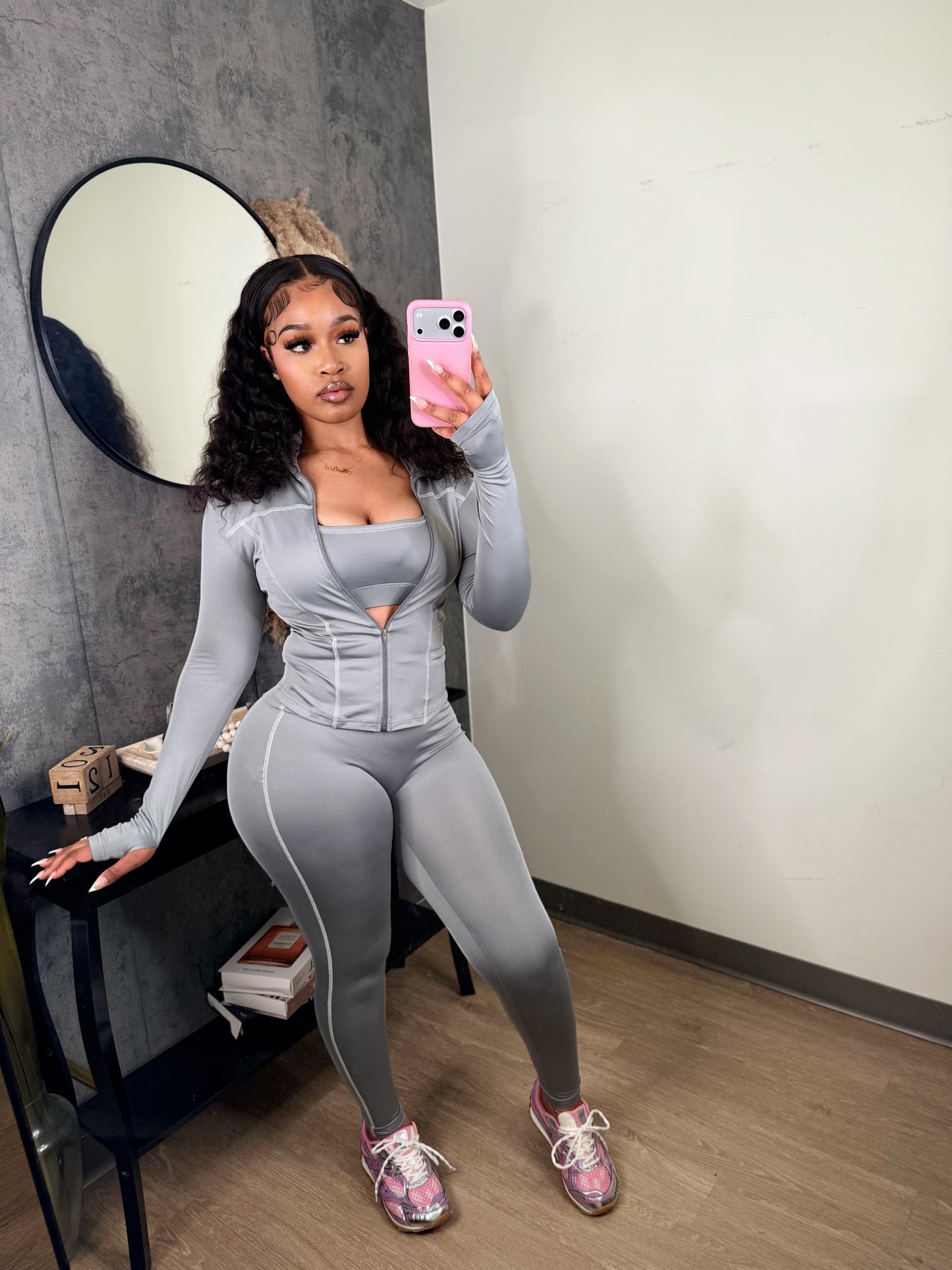 athleisure run set